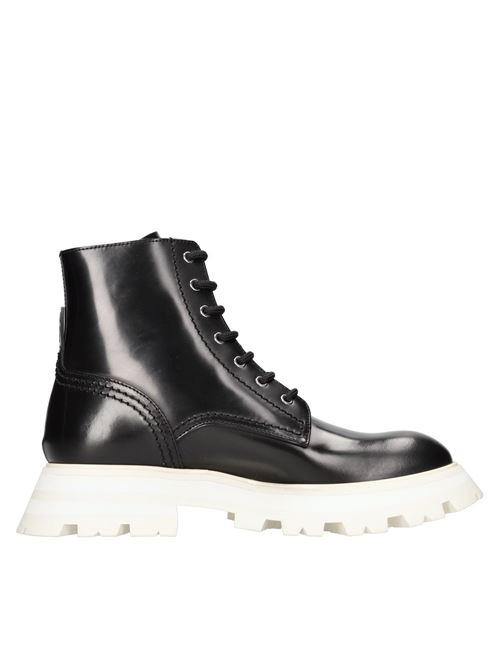 Leather ankle boots ALEXANDER MCQUEEN | 708056 WIC6C 1595NERO